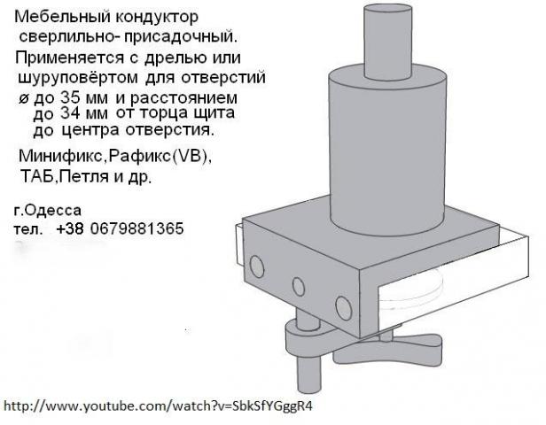 Кондуктор мебельный чертежи