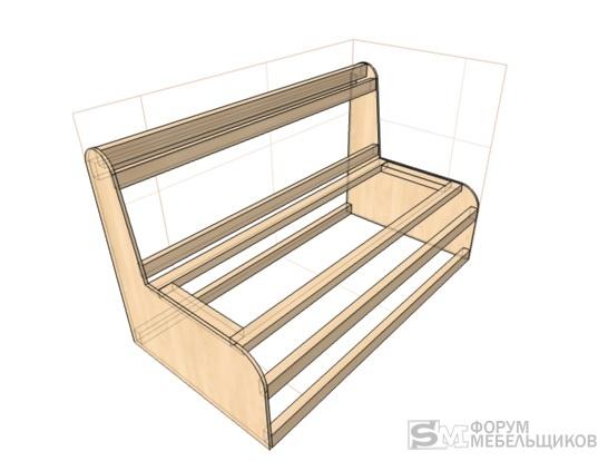 Каркас для дивана из фанеры