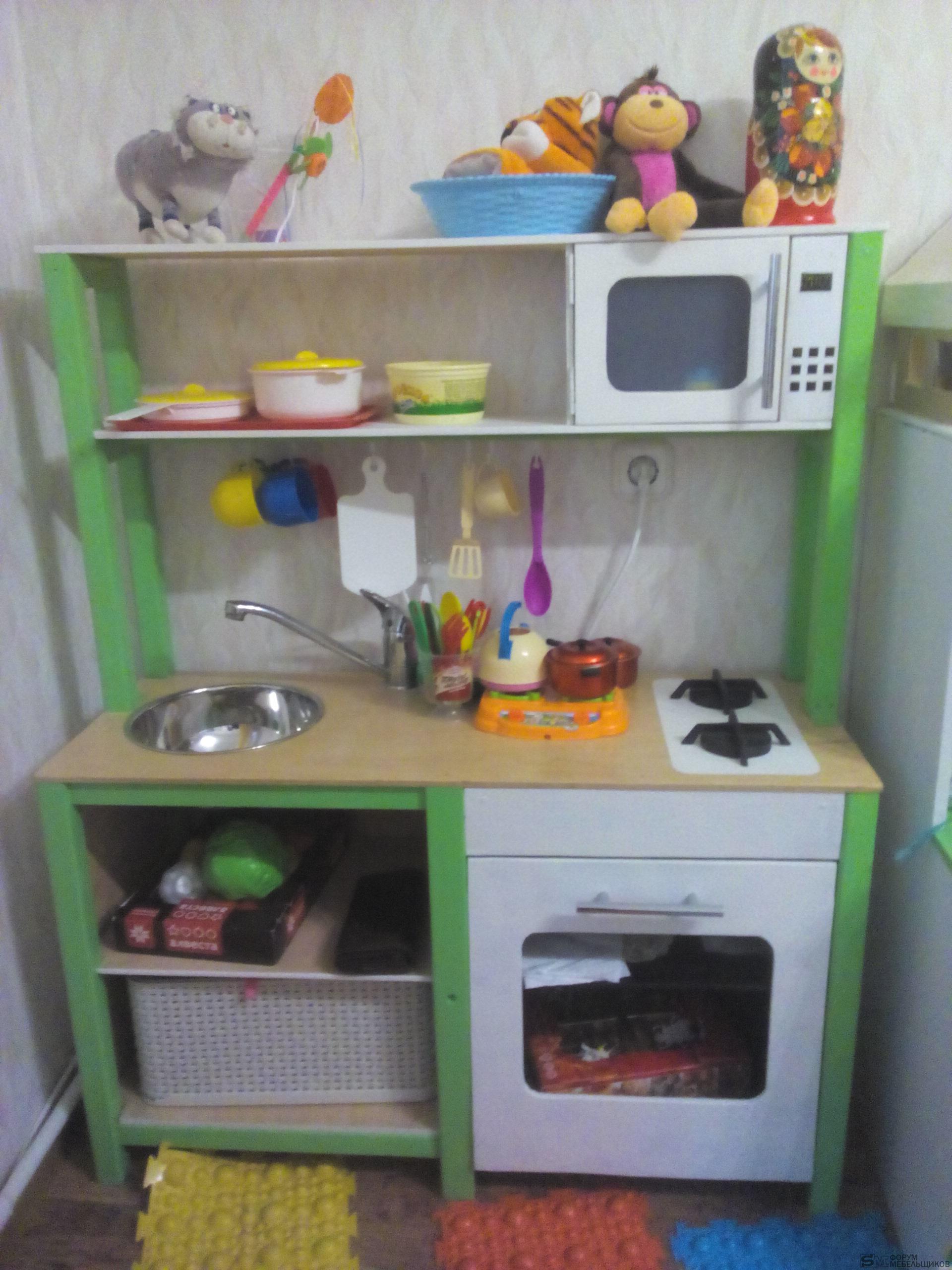 Кухонный гарнитур для ребенка своими руками