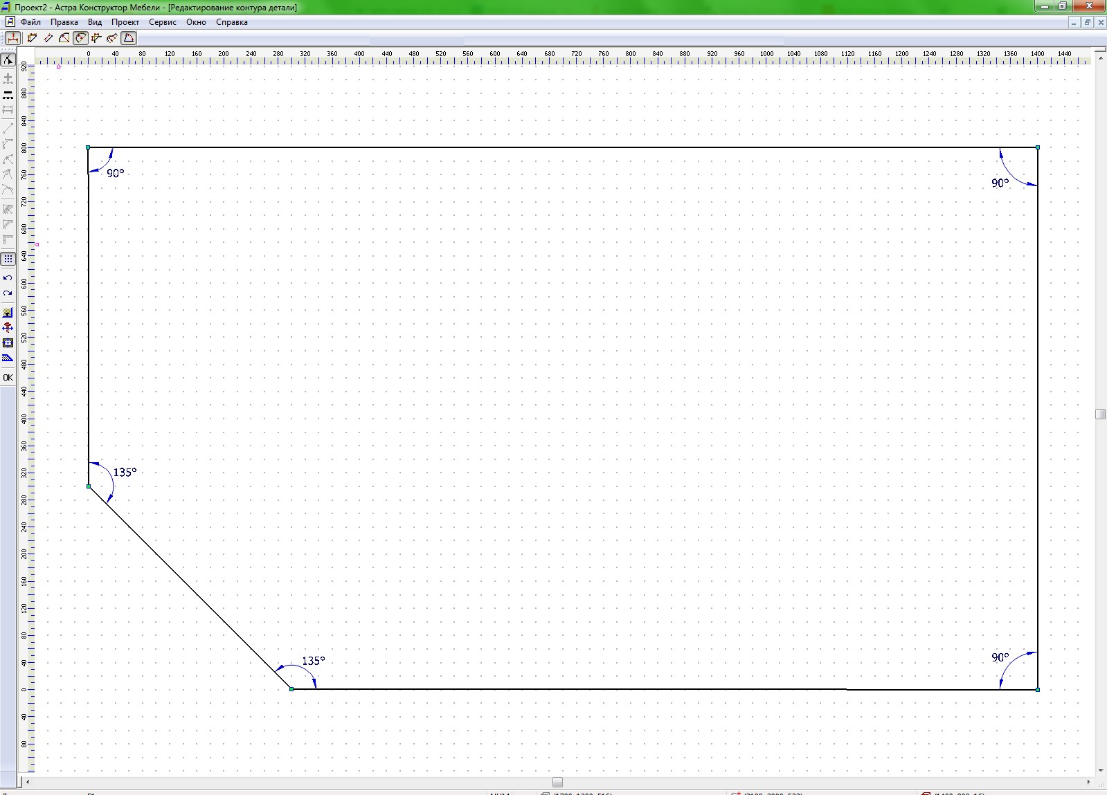 Астра конструктор мебели подготовка чертеже
