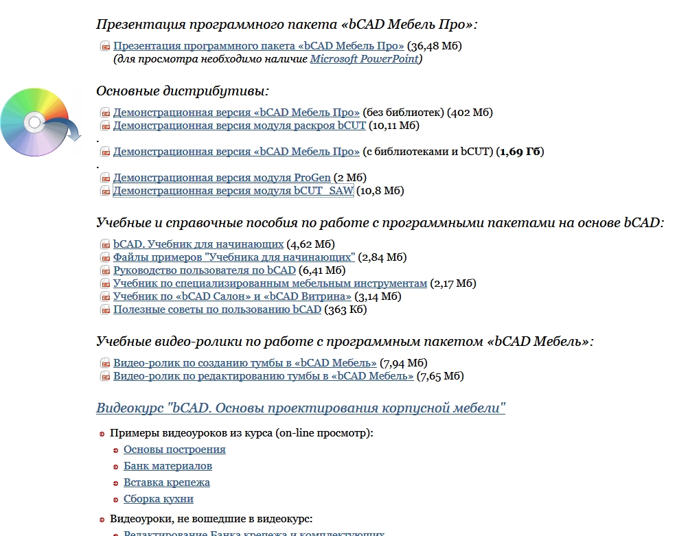 Bcad мебель руководство пользователя