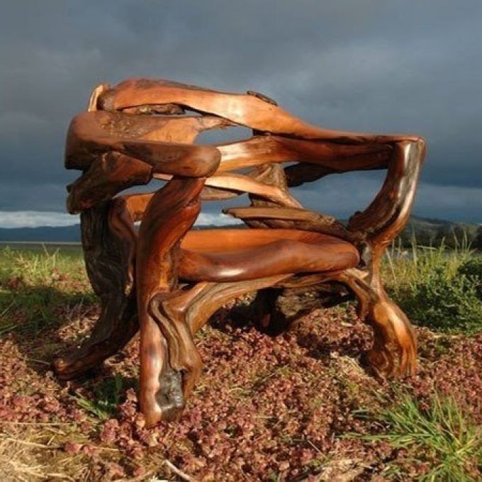 Мебель из коряг, дерева, веток и пеньков своими руками