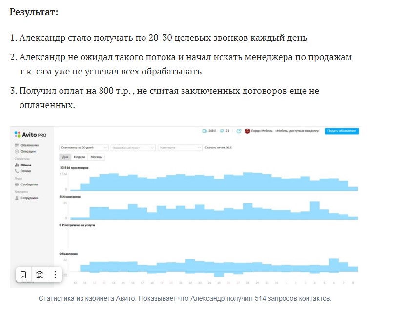 Помогу получить по 20-30 целевых звонков в день на Авито - Услуги поиск и предложение - Форум мебельщиков